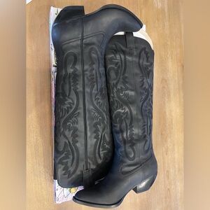 Jeffrey Campbell Black Heeled Boots